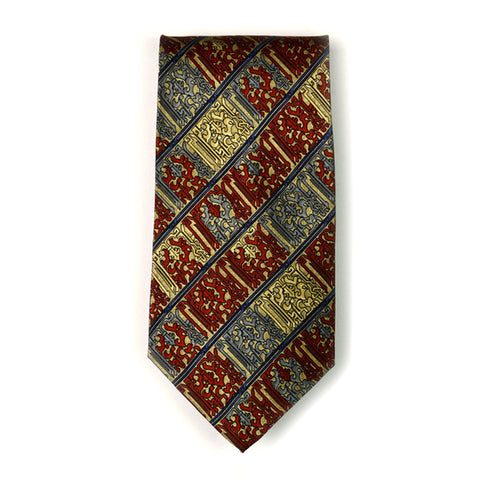 Dahesh Museum Tie, Frame, Burgundy