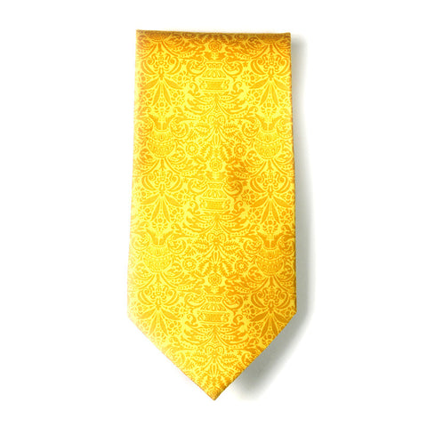 Dahesh Museum Tie, Yellow, Fortuny Pattern